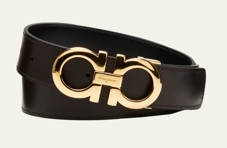 Salvatore Ferragamo Reversible Gancini Leather Belt – Size 38"(L/XL)