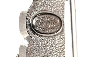 Chanel Crystal CC London–Paris Multi-Strand Chain Brooch – Silver Tone (Fall 2008)