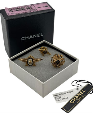 CHANEL Paris-Moscow Collection Brooch Pin Set – 2009 Pre-Fall Métiers d’Art