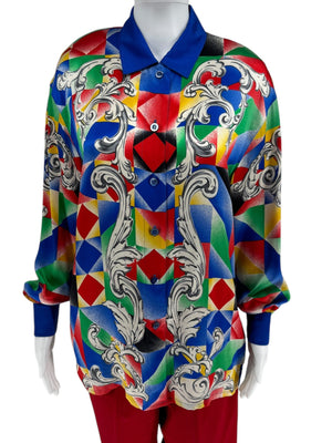 Escada By Margaretha Ley Silk Blouse - Size 38