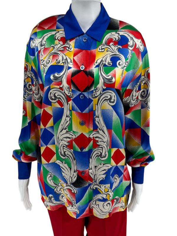 Escada By Margaretha Ley Silk Blouse - Size 38