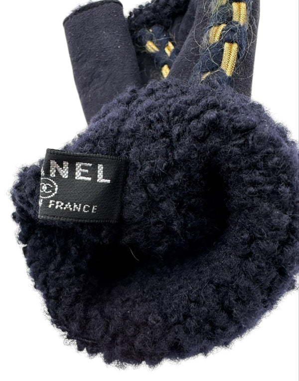 Chanel Lamb Cutoff Gloves- NWT
