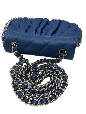 Chanel Cruise 2012 Chain Around Small Crossbody Bag - Blue