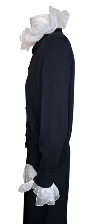 Marc Jacobs Ruffle Cardigan - Size L- NWT