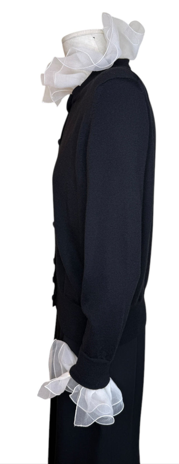 Marc Jacobs Ruffle Cardigan - Size L- NWT