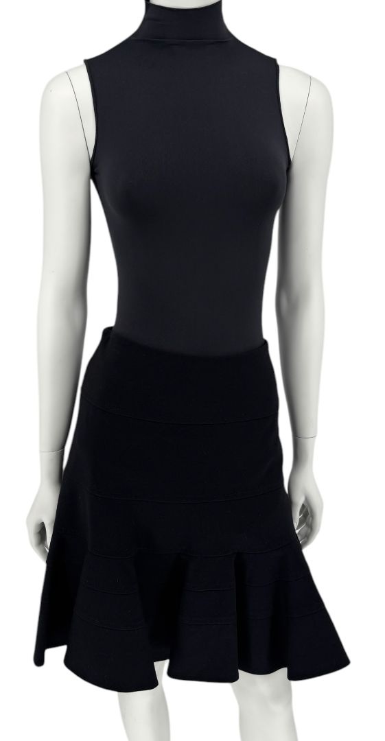 Akris Punto Ruffle Embellishment Knee-Length Skirt - Size 8