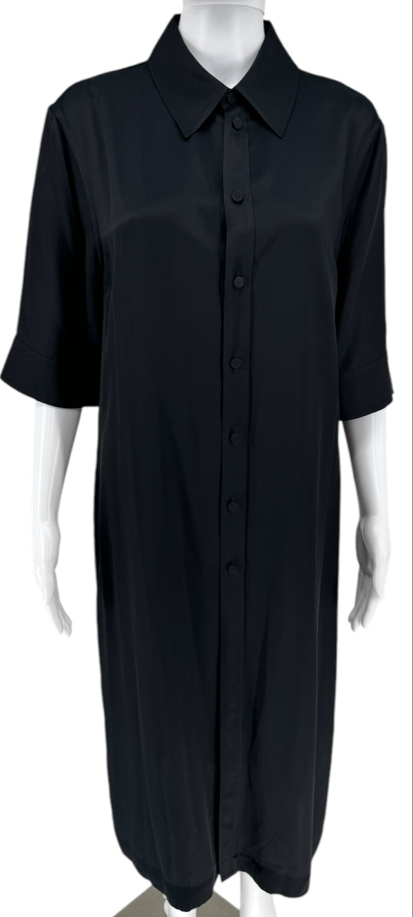 Jil Sander - Shirt Dress in Black NWT - Size 42