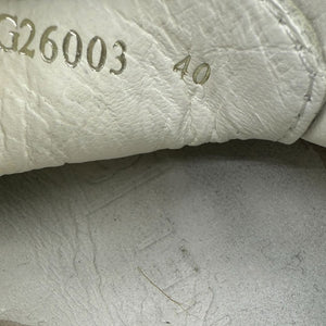 CHANEL Calfskin Fringe Golf/Tennis Sneakers in Ivory – Size 40