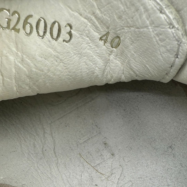 CHANEL Calfskin Fringe Golf/Tennis Sneakers in Ivory – Size 40