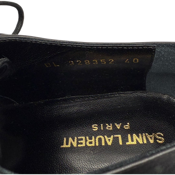 Saint Laurent Classic Wingtip Brogue Lace-Up Oxfords – Size 40 (Men's)