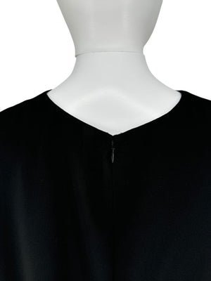 Ralph Lauren Purple Label Cape-Back Midi Dress - Size 12 NWT