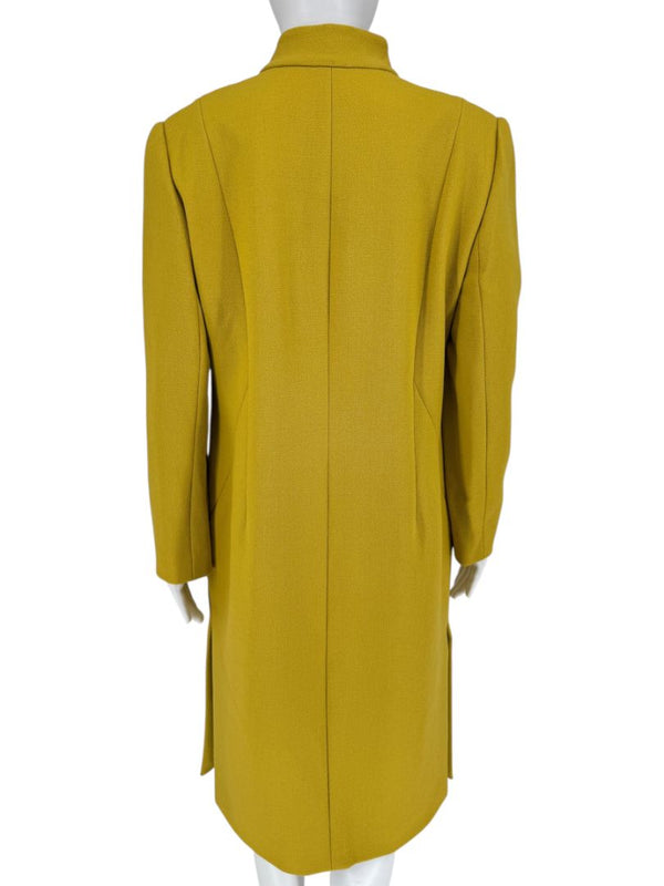 Pamella Roland Embellished Button Longline Jacket