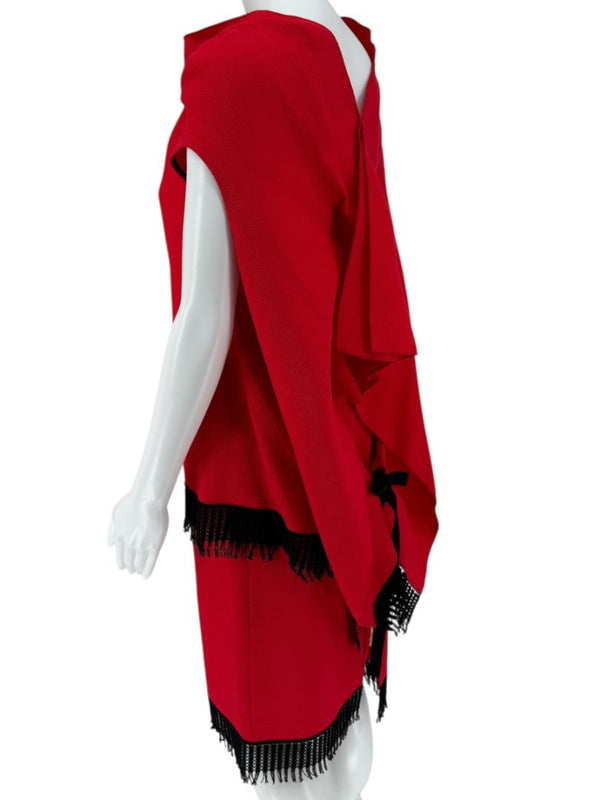 Roland Mouret x Saks Fifth Avenue Limited Edition Draped Top & Skirt Set - L