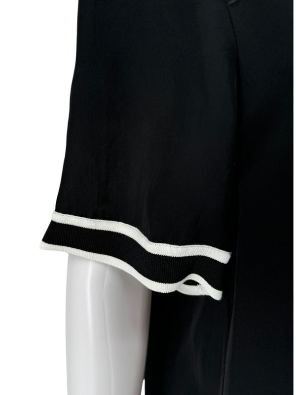 Rag & Bone V-Neck Tunic Dress with Contrast Trim - Size M