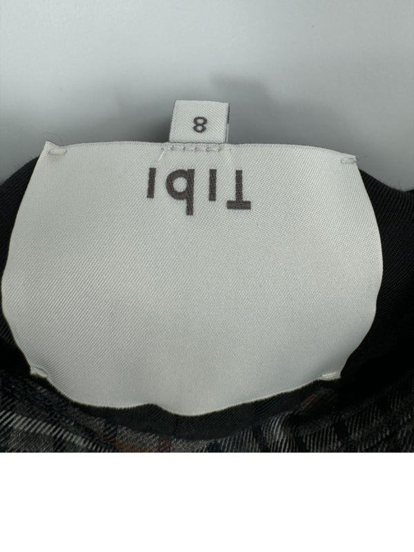 Tibi Oversized Check Blazer with Slit Sleeves - Size 8