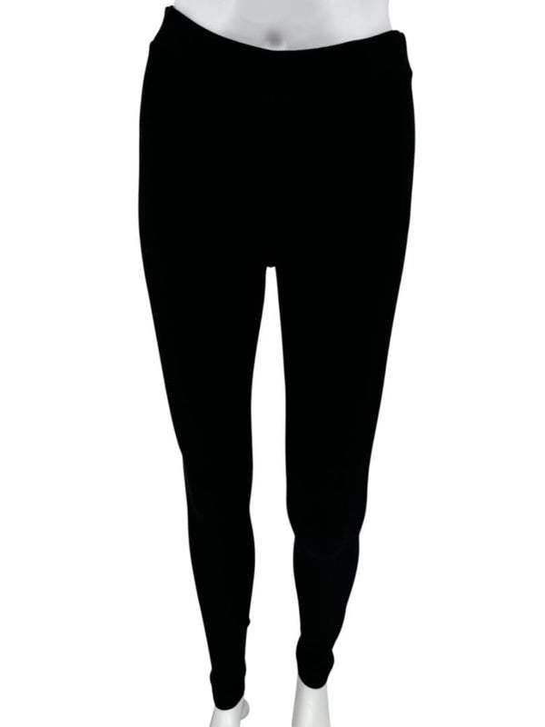 Vince Pull-On Stretch Leggings in Black - Medium