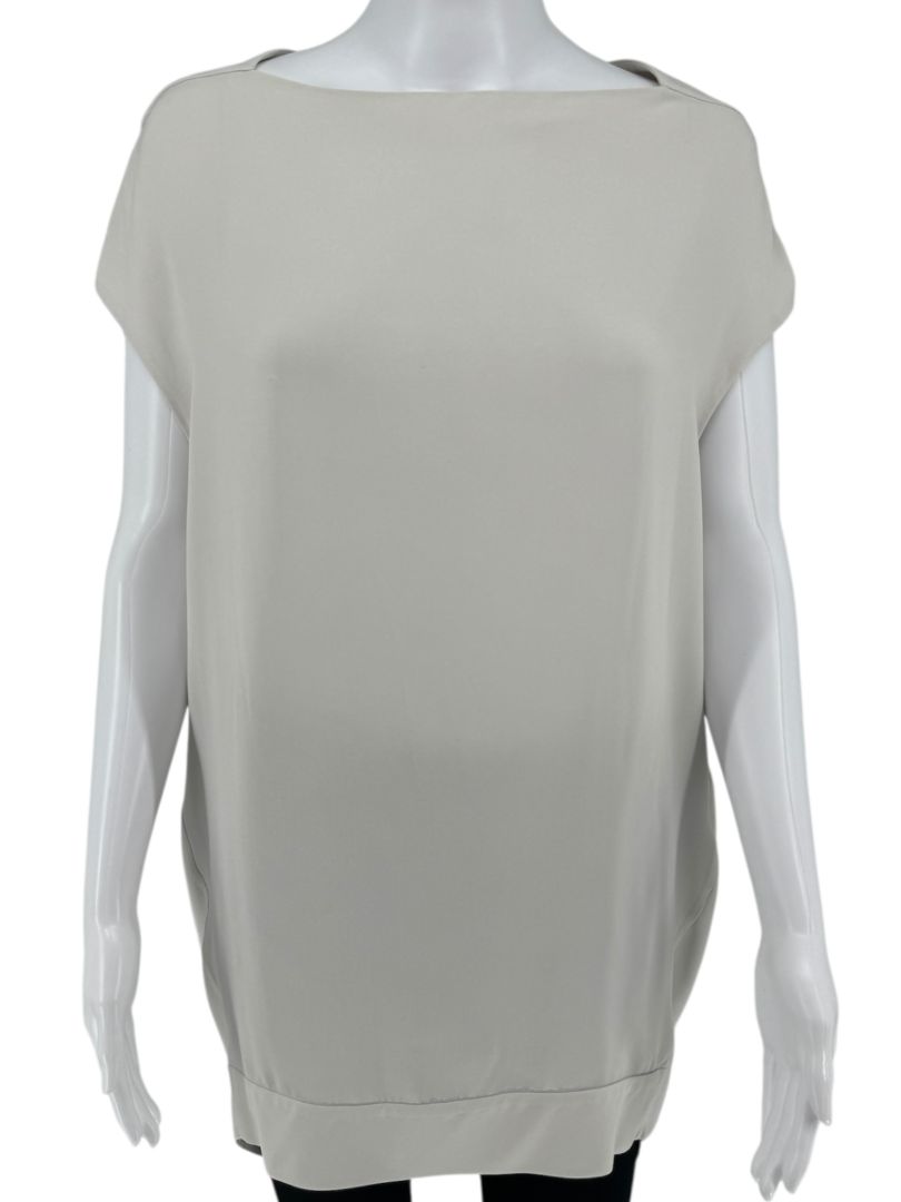 Agona 100% Silk Draped Blouse – Size IT 42 (US 6)