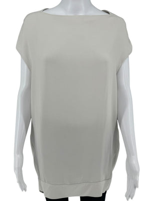 Agona 100% Silk Draped Blouse – Size IT 42 (US 6)