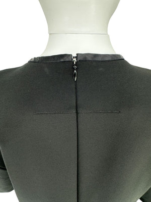 Givenchy Fluted Hem Satin-Trim Dress - Size 44