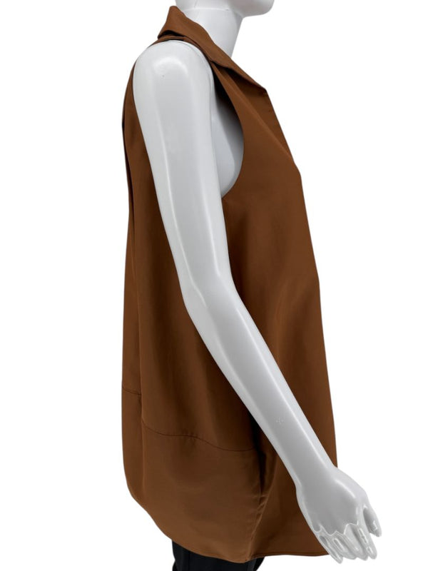 CO Sleeveless Rust Popover Tunic – Size XS