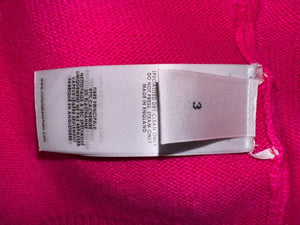 Victoria Beckham Fuchsia Cashmere-Blend Turtleneck Sweater – Size L