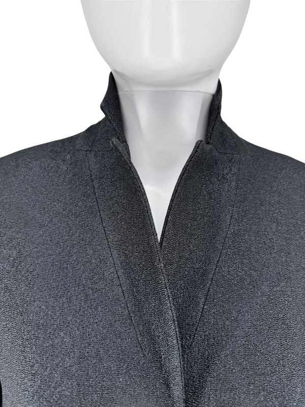 Akris for Bergdorf Goodman Shimmering Metallic Coat Dress – US 12 / FR 44 / DE 42