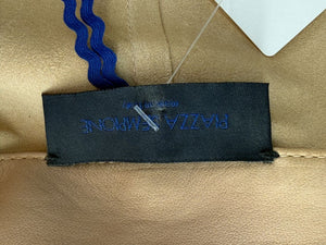 Piazza Sempione Blush Lamb Leather Moto Jacket – Size IT 46