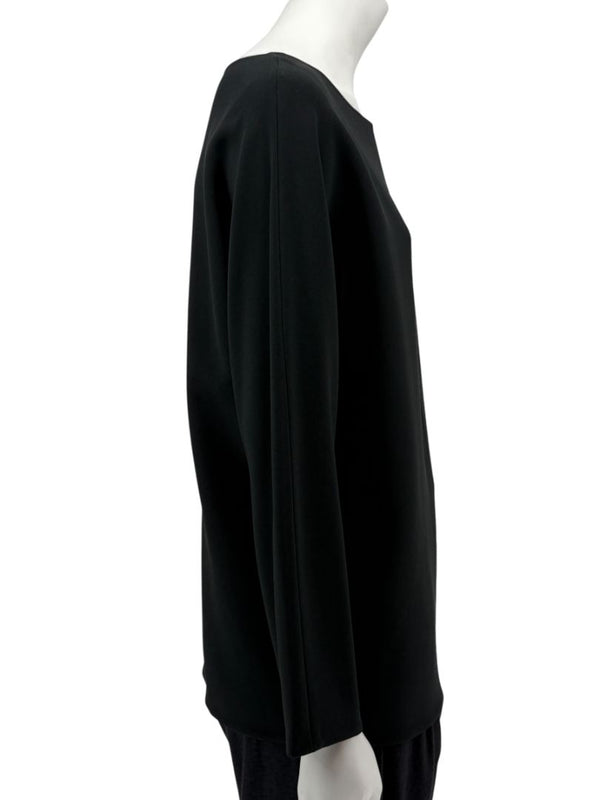 The Row Black Long Sleeve Boat Neck Pullover – Size XS