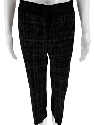 A-K-R-I-S Punto Charcoal Glen Plaid Blazer & Pants Set – Size 10