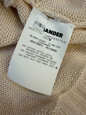 Jil Sander Blush Knit Pullover Sweater – Size S