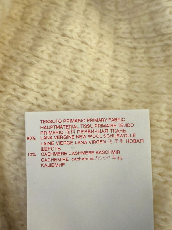 Marni Cream Textured Wool Turtleneck Sweater – Size IT 42