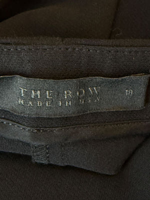 The Row Black Slim Ankle Pants with Side Zip – Size 10