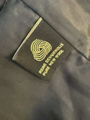 Escada Margaretha Ley Charcoal Wool Blazer – Size 42 (Fits Like a Large)