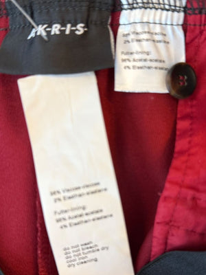 Akris Red Viscose Blend Pants – Size 10