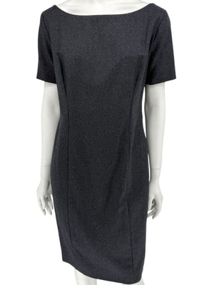 Pamella Roland Charcoal Grey 2-Piece Dress/Jacket Set – Large