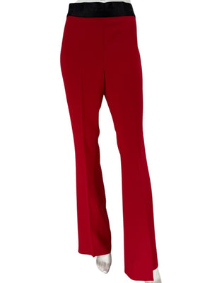 Pamella Roland Red Open Front Blazer & Trouser Set – Large