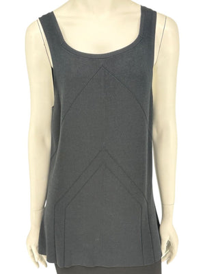 Oscar de la Renta Black Knit Sleeveless Tunic – Size L