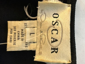 Oscar de la Renta Black Knit Sleeveless Tunic – Size L