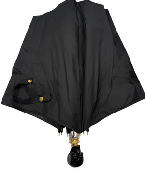 Alexander McQueen Black Skull Handle Umbrella – Brand New in Box