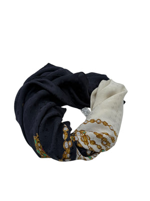Chanel Vintage Jewel Motif Silk Scarf with