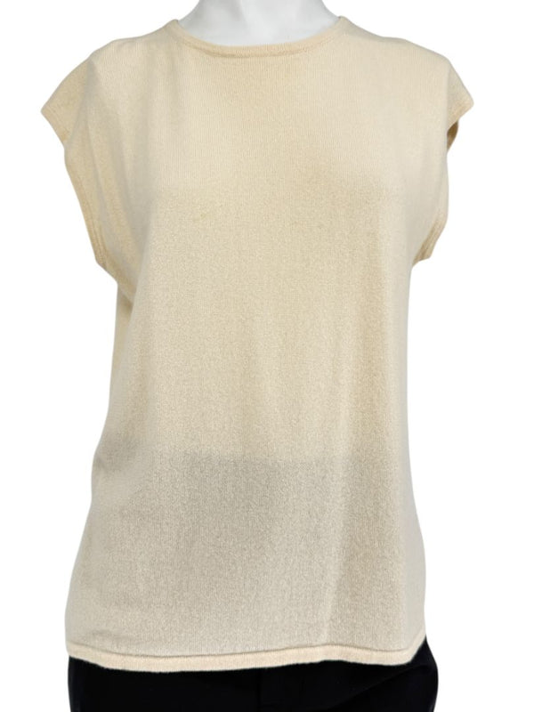 Shamask Ivory Cashmere Twin Set – Size 1