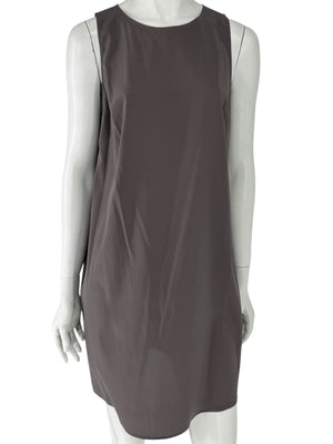 Pamella Roland Charcoal Gray Silk Slip - XL