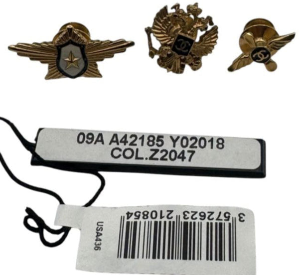 CHANEL Paris-Moscow Collection Brooch Pin Set – 2009 Pre-Fall Métiers d’Art