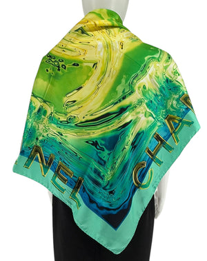 Chanel CC 100% Silk Scarf