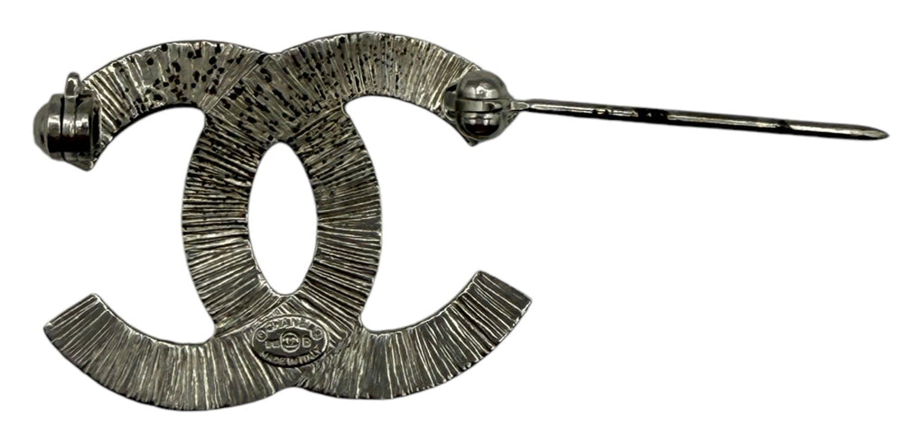 Chanel Crystal CC Brooch