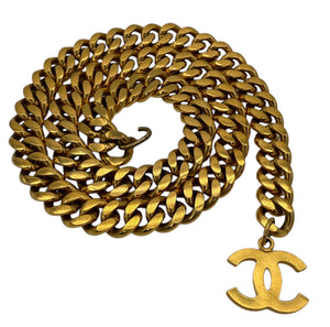 Chanel 24K Gold-Plated Chain Segment with CC Charm – Multi-Wear Accessory