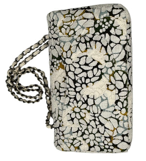 Chanel Double Flap Limited Edition Floral Tweed