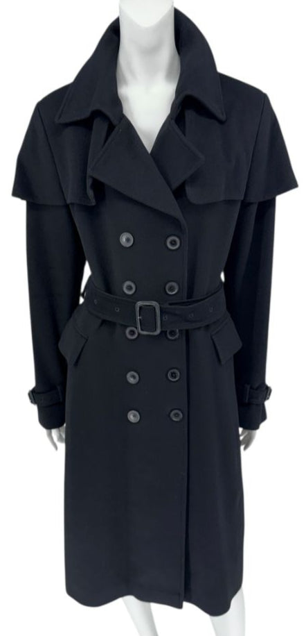 Burberry London Wool & Cashmere Trench Coat – Made in Italy, Size US 14