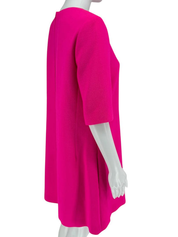 Lisa Perry for Barneys New York Wool Crepe Shift Dress – Size 10