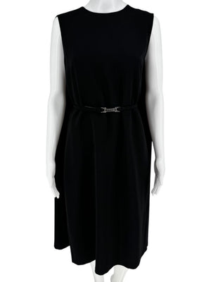 Ralph Lauren Purple Label Cape-Back Midi Dress - Size 12 NWT